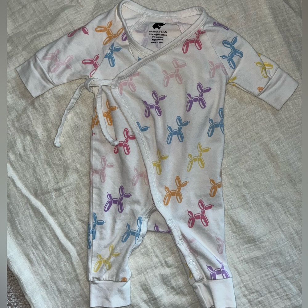 Monica and Andy Kimono Onesie